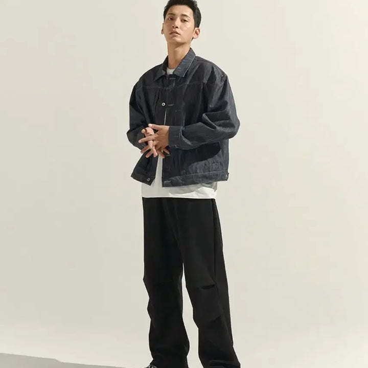 [BUNJANG] Zero Vertical Clean Denim Trucker Jacket / 제로 Vertical Clean Denim Trucker Jacket