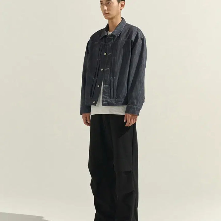 [BUNJANG] Zero Vertical Clean Denim Trucker Jacket / 제로 Vertical Clean Denim Trucker Jacket