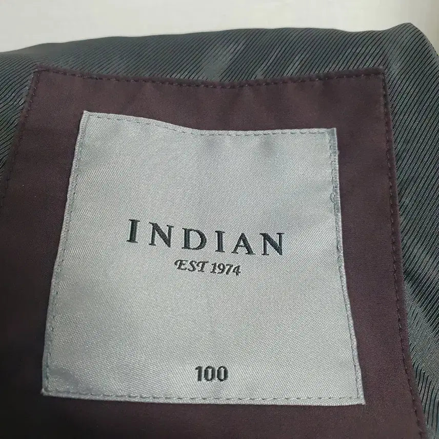 [BUNJANG] Indian Men's Windbreaker Jacket (L) / 인디안 남성 바람막이자켓 팥죽색 L 100