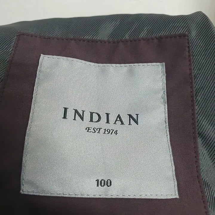 [BUNJANG] Indian Men's Windbreaker Jacket (L) / 인디안 남성 바람막이자켓 팥죽색 L 100