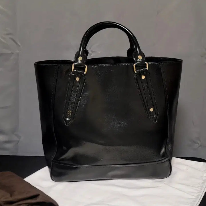 [BUNJANG] Burberry Somford Tote Bag Black L / 정품 버버리 가방 소머포드 토트백 블랙 L