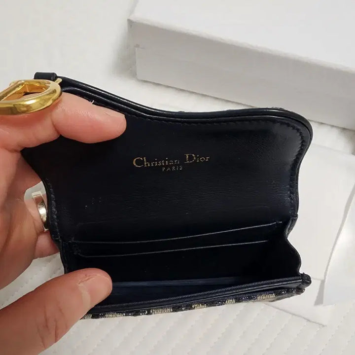 [BUNJANG] Dior Oblique Saddle Card Wallet / (정품)디올 오블리크 카드지갑