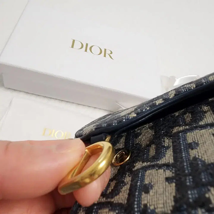 [BUNJANG] Dior Oblique Saddle Card Wallet / (정품)디올 오블리크 카드지갑