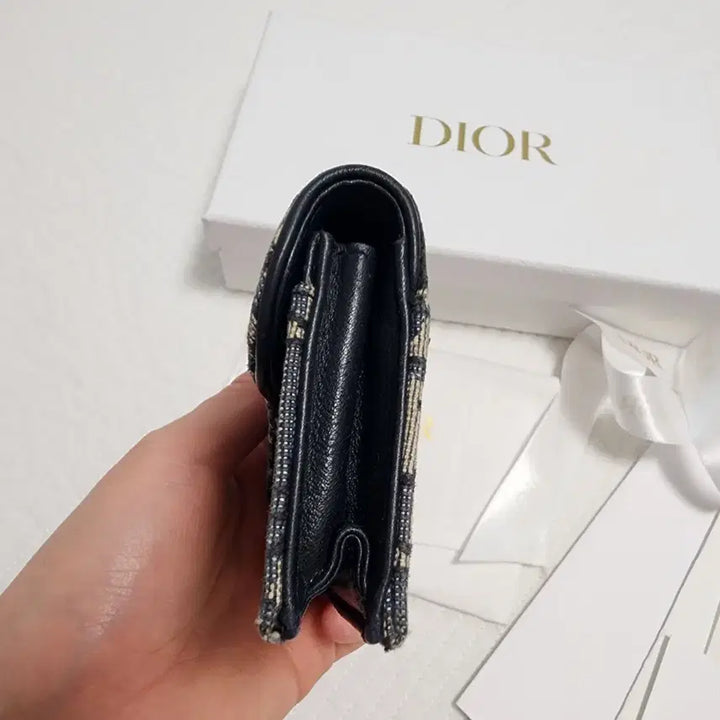[BUNJANG] Dior Oblique Saddle Card Wallet / (정품)디올 오블리크 카드지갑