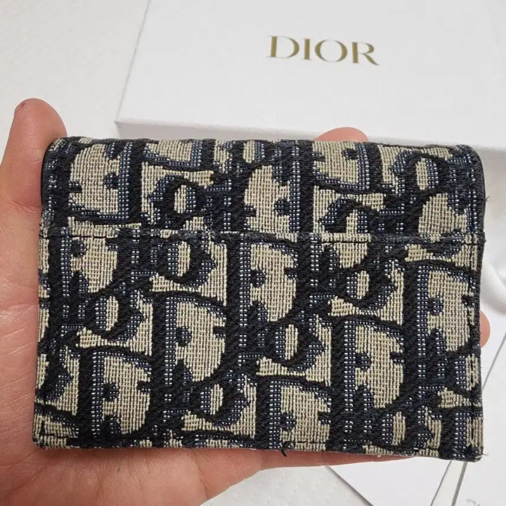 [BUNJANG] Dior Oblique Saddle Card Wallet / (정품)디올 오블리크 카드지갑