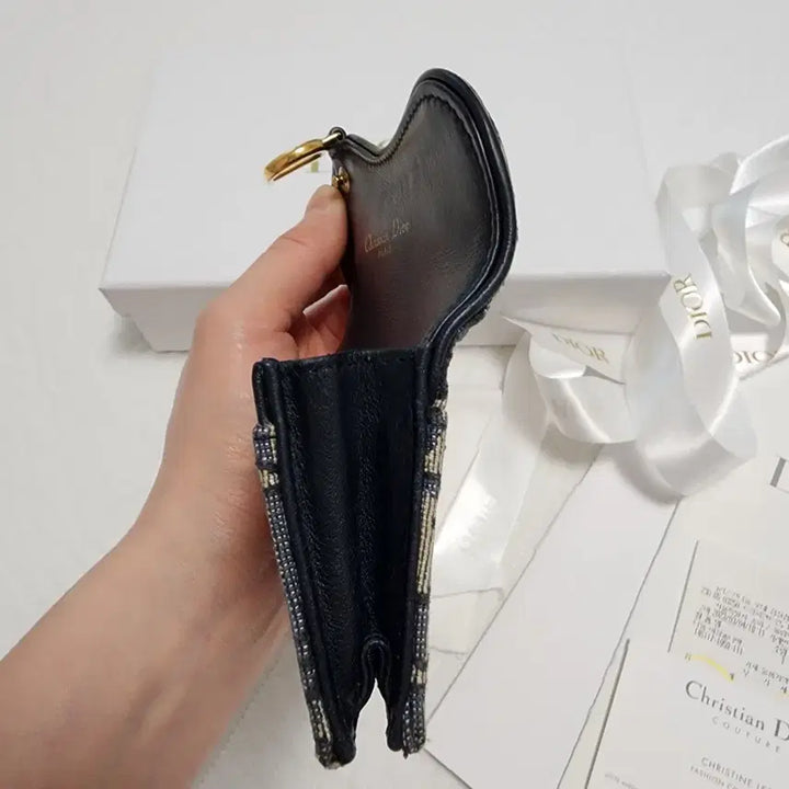 [BUNJANG] Dior Oblique Saddle Card Wallet / (정품)디올 오블리크 카드지갑
