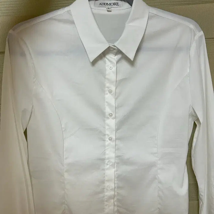 [BUNJANG] Edmore Basel Essential Slim Fit Spandex Shirt Ivory L / 새상품) 에드모어 바젤 에센셜 슬림핏 스판 셔츠 아이보리 L