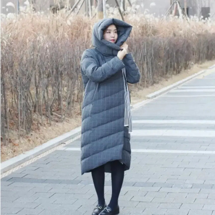 [BUNJANG] Piece by Sarah Long Down Jacket / 피스비사라 롱패딩