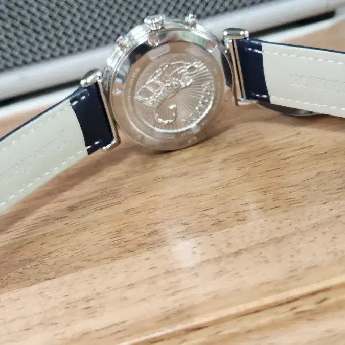 [BUNJANG] Scorpion Chronograph Leather Watch / # 스콜피온 크로노그래프 남성명품시계 D버클 가죽시계 급처