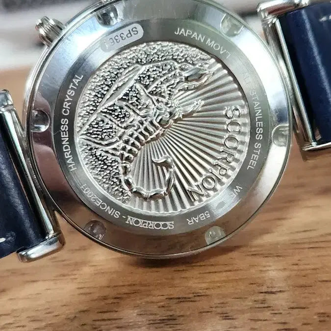 [BUNJANG] Scorpion Chronograph Leather Watch / # 스콜피온 크로노그래프 남성명품시계 D버클 가죽시계 급처