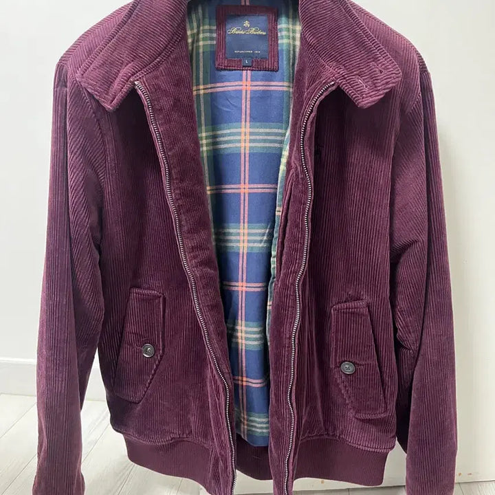 [BUNJANG] Brooks Brothers Corduroy Burgundy Jacket L / 브룩스브라더스 코듀로이 버건디 자켓 L