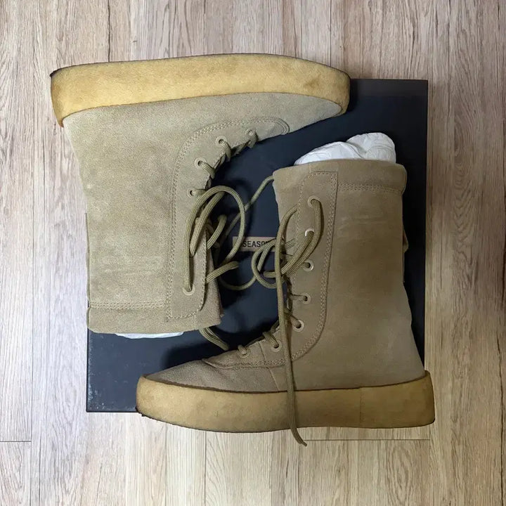[BUNJANG] EZ Season 2 Crepe Boots / 41) 이지시즌2 크레페 부츠