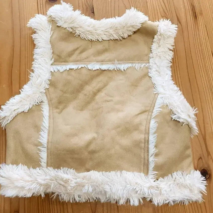 [BUNJANG] Vintage Fur Vest Bustier / 빈티지 퍼 베스트 조끼 뷔스티에