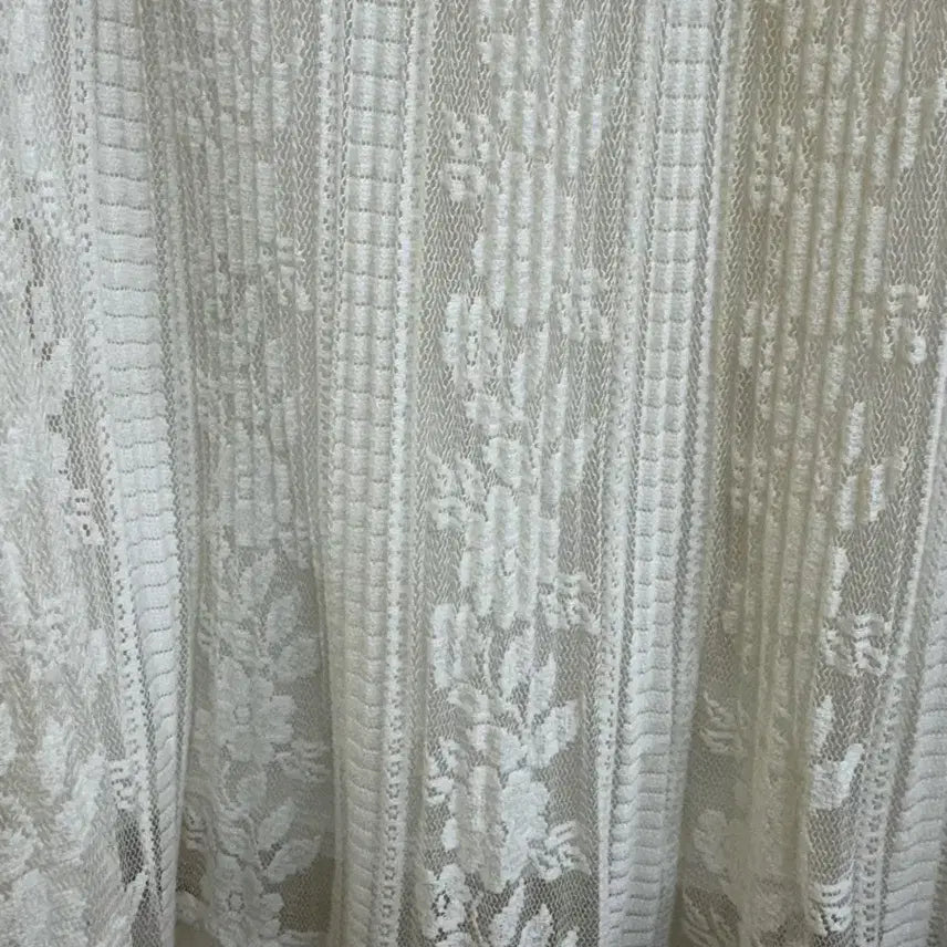[BUNJANG] Lace Banding Flare Long Skirt / 레이스 밴딩 스커트 /플레어 롱스커트 /데이트룩 감성룩 꾸안꾸룩/JPN