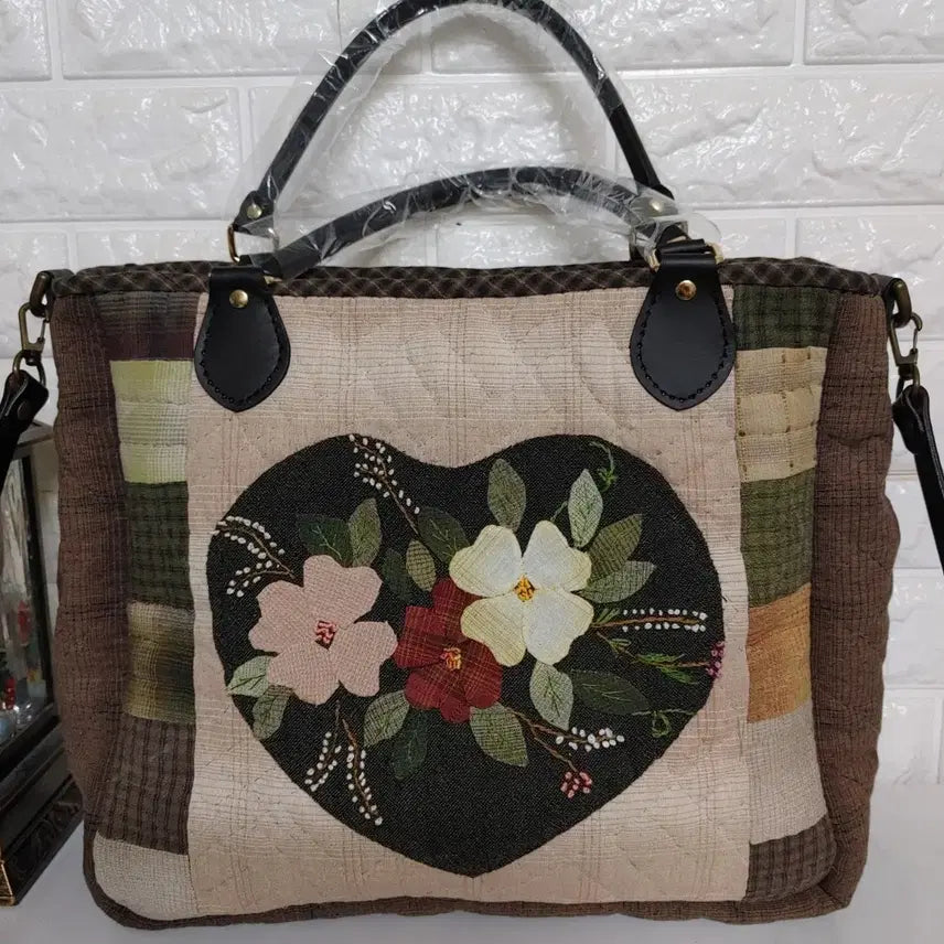 [BUNJANG] Handmade Quilted Tote Bag / 퀼트핸드메이드  큰 가방