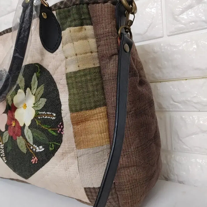 [BUNJANG] Handmade Quilted Tote Bag / 퀼트핸드메이드  큰 가방