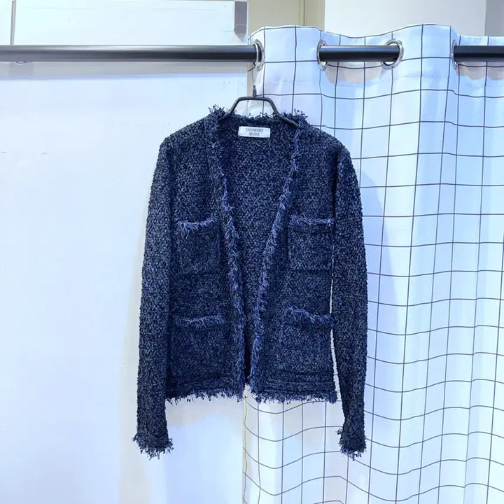 [BUNJANG] Unanswered Mystery Tweed Cardigan / 언앤써드미스테리 트위드가디건