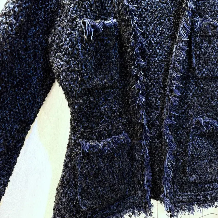 [BUNJANG] Unanswered Mystery Tweed Cardigan / 언앤써드미스테리 트위드가디건