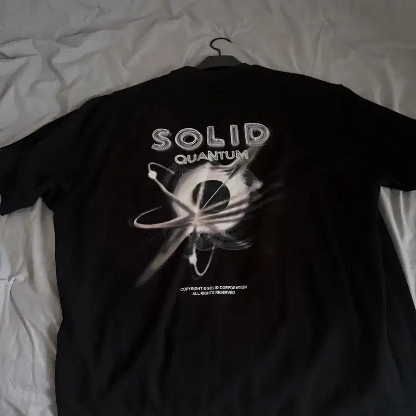 [BUNJANG] Solid Homme Quantum Black T-shirt / 솔리드옴므 반팔