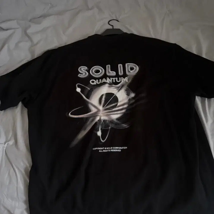 [BUNJANG] Solid Homme Quantum Black T-shirt / 솔리드옴므 반팔