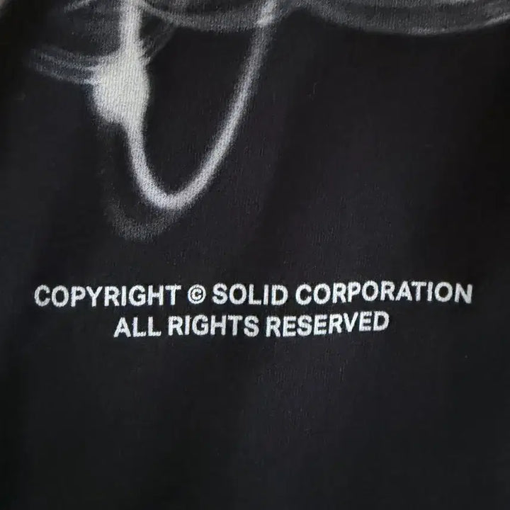 [BUNJANG] Solid Homme Quantum Black T-shirt / 솔리드옴므 반팔