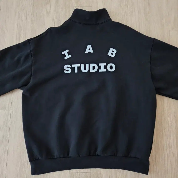 [BUNJANG] IAB Studio Half Zip-Up Black L / 아이앱스튜디오 하프 집업 블랙 L
