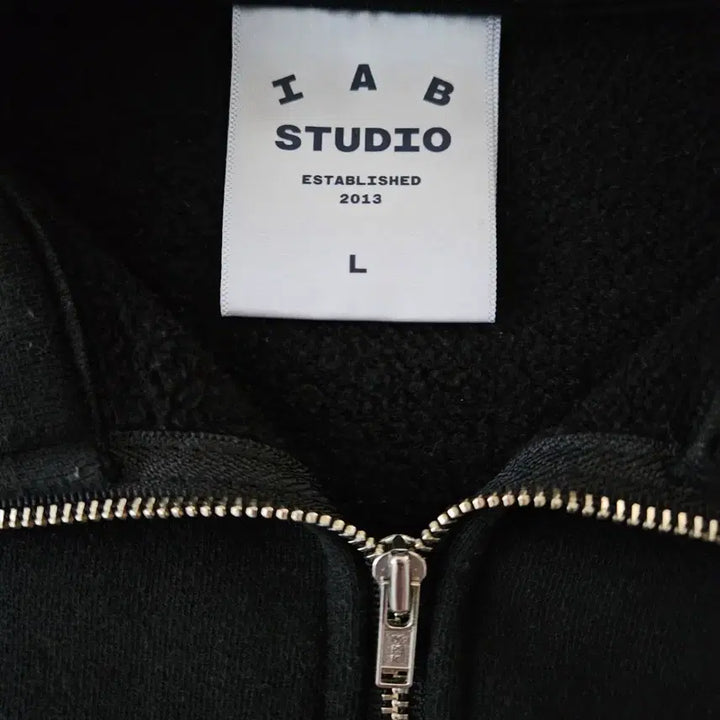 [BUNJANG] IAB Studio Half Zip-Up Black L / 아이앱스튜디오 하프 집업 블랙 L