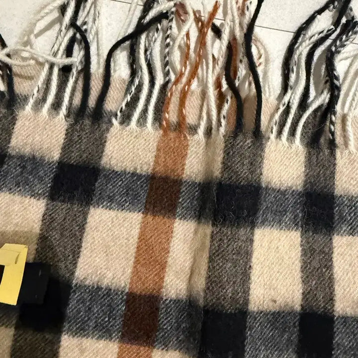 [BUNJANG] Daks Cashmere Blend Muffler / 정품 닥스 머플러 캐시 포함