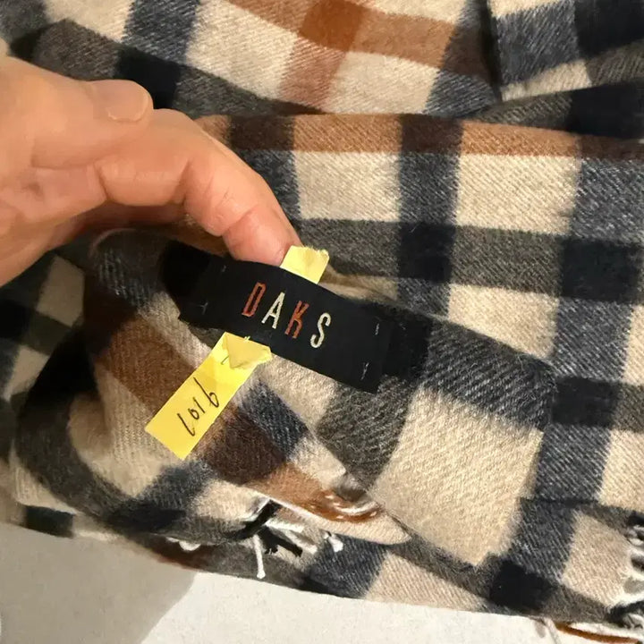 [BUNJANG] Daks Cashmere Blend Muffler / 정품 닥스 머플러 캐시 포함