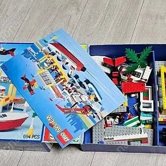 [BUNJANG] Lego 6353 6394 Boat & Service Station Set / 레고 6353 6394 보트 & 정비소 세트
