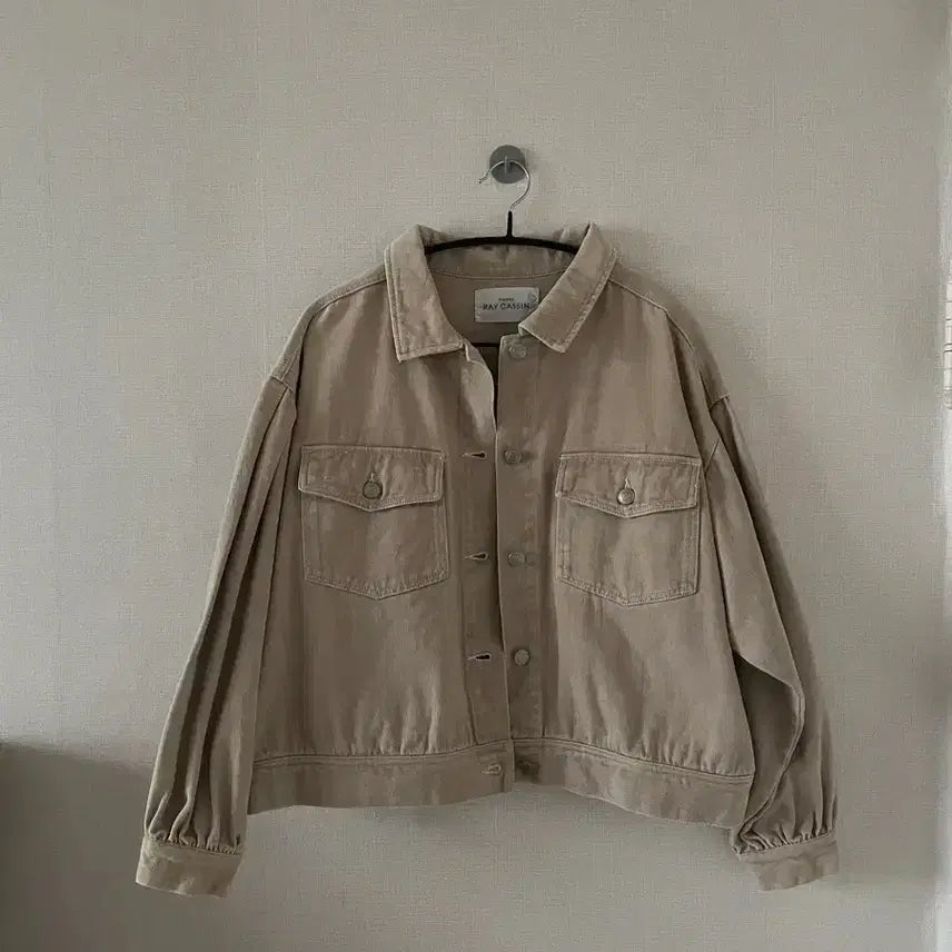 [SOLD OUT] 빈티지 연베이지 데님 자켓
