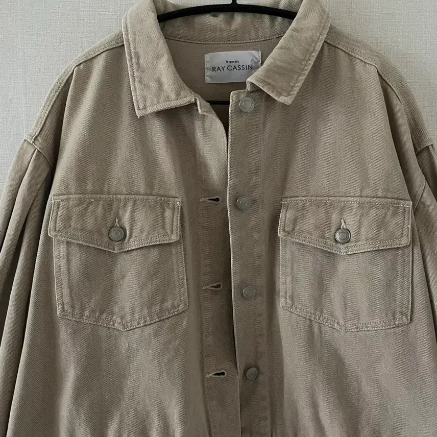 [SOLD OUT] 빈티지 연베이지 데님 자켓