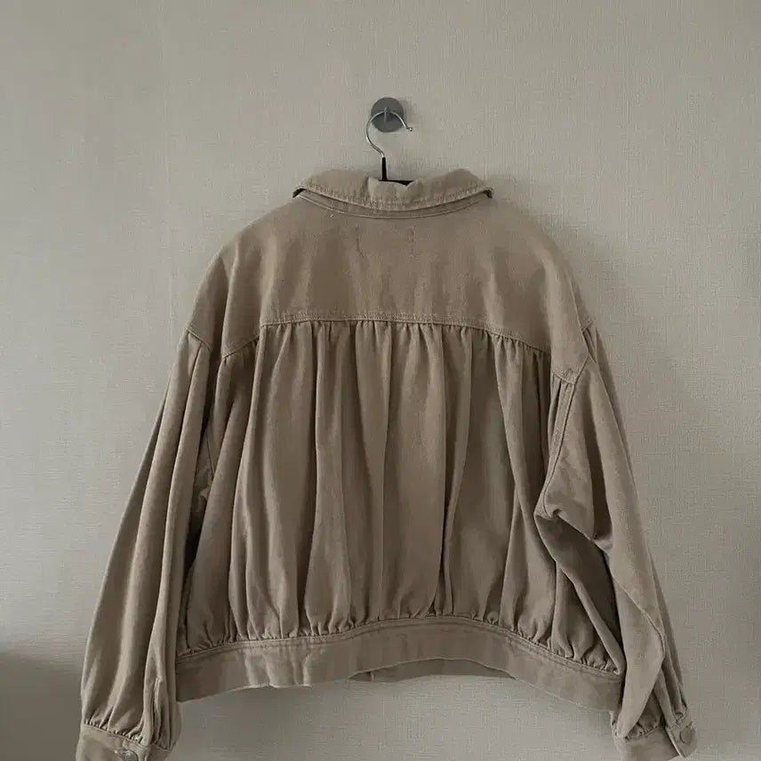 [BUNJANG] Vintage Light Beige Denim Jacket / 빈티지 연베이지 데님 자켓