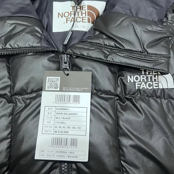 [BUNJANG] The North Face Wave On Padded Jacket Black 2XL / 노스페이스 웨이브 온 패딩 자켓 블랙 110