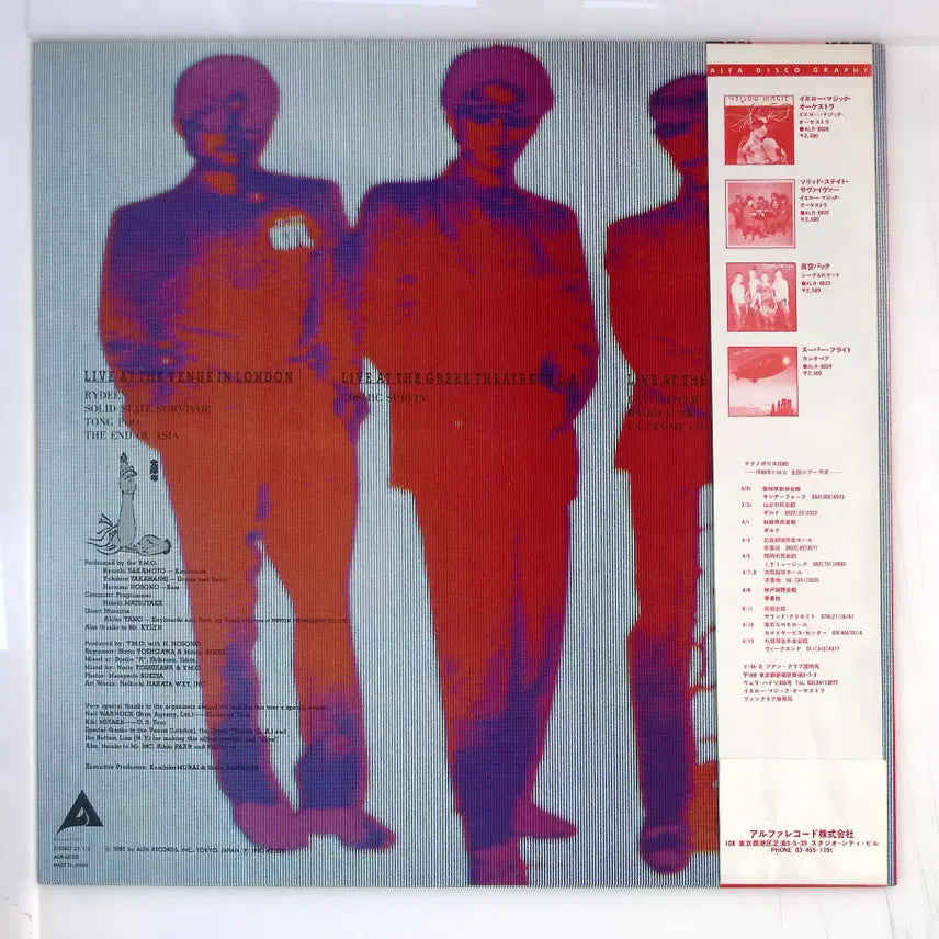 [BUNJANG] Yellow Magic Orchestra Public Pressure Album / Yellow Magic Orchestra Public Pressure