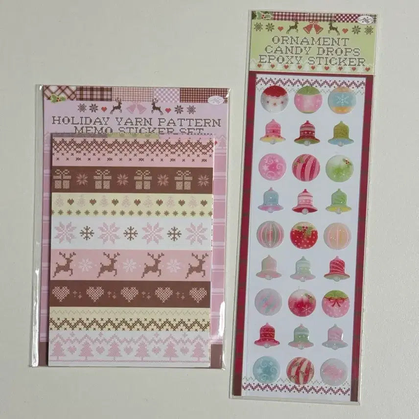 [BUNJANG] Pearly Button Sticker Bundle Set / 펄리버튼 스티커 모조지스티커