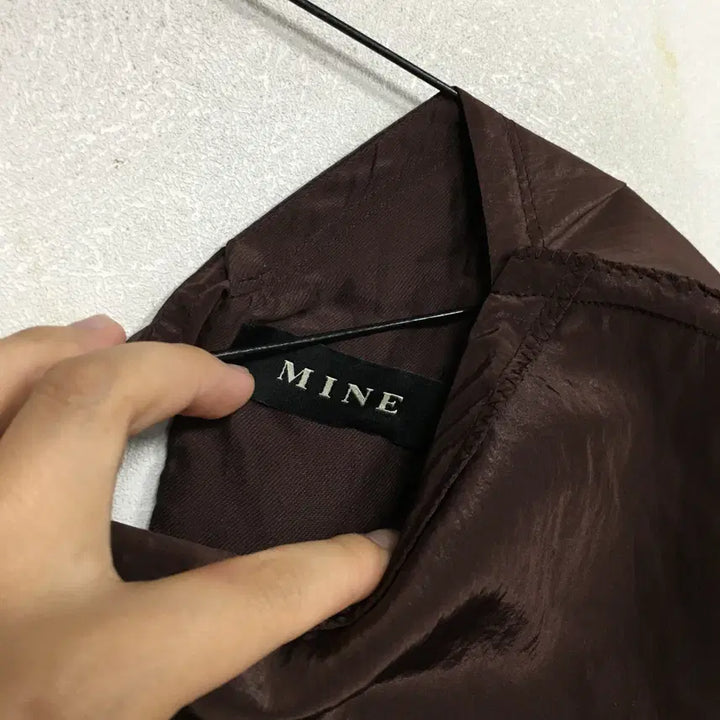 [BUNJANG] MINE Rayon Pearl Blouse 55 / MINE 마인 레이온 진주 블라우스 55