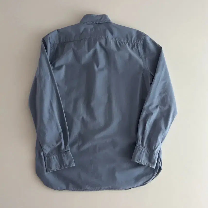 [BUNJANG] Polo Ralph Lauren Washed Blue Solid Shirt (Women's) / 폴로 랄프로렌 여성 워싱블루 솔리드 셔츠 M