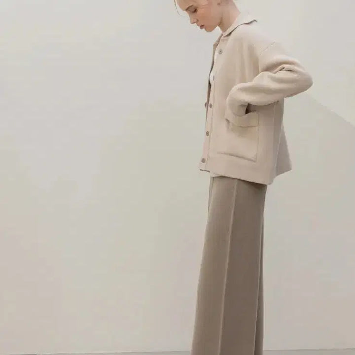 [BUNJANG] de maille Wool Wide Slacks / de maille 드 마이어 울 와이드 슬랙스