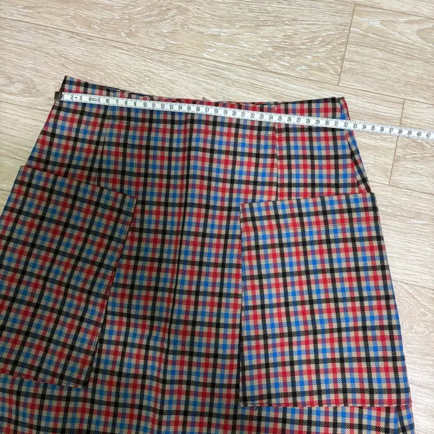 [BUNJANG] Check Mini Skirt / 체크 미니스커트 44-55
