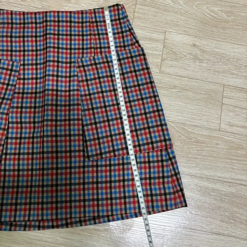 [BUNJANG] Check Mini Skirt / 체크 미니스커트 44-55