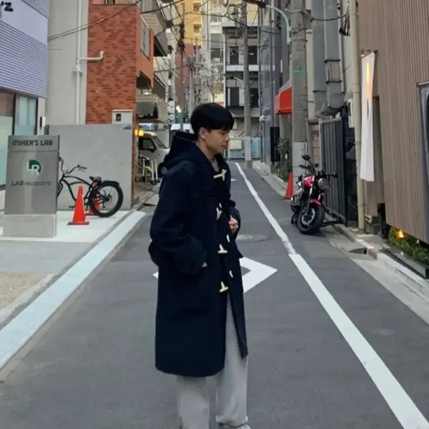 [BUNJANG] Partimento Duffle Coat Navy S / 파르티멘토 떡볶이 코트 네이비 S