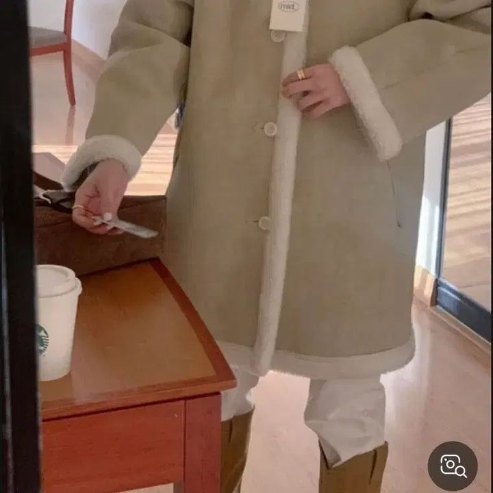 [BUNJANG] Miel Shearling Mouton / (1회착용후 보관) 미엘 시어링 무스탕