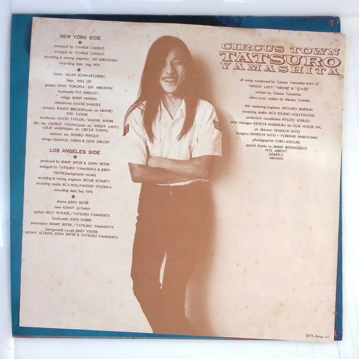 [BUNJANG] Tatsuro Yamashita Circus Town 1976 LP / Tatsuro Yamashita Circus Town 일본 1976 LP