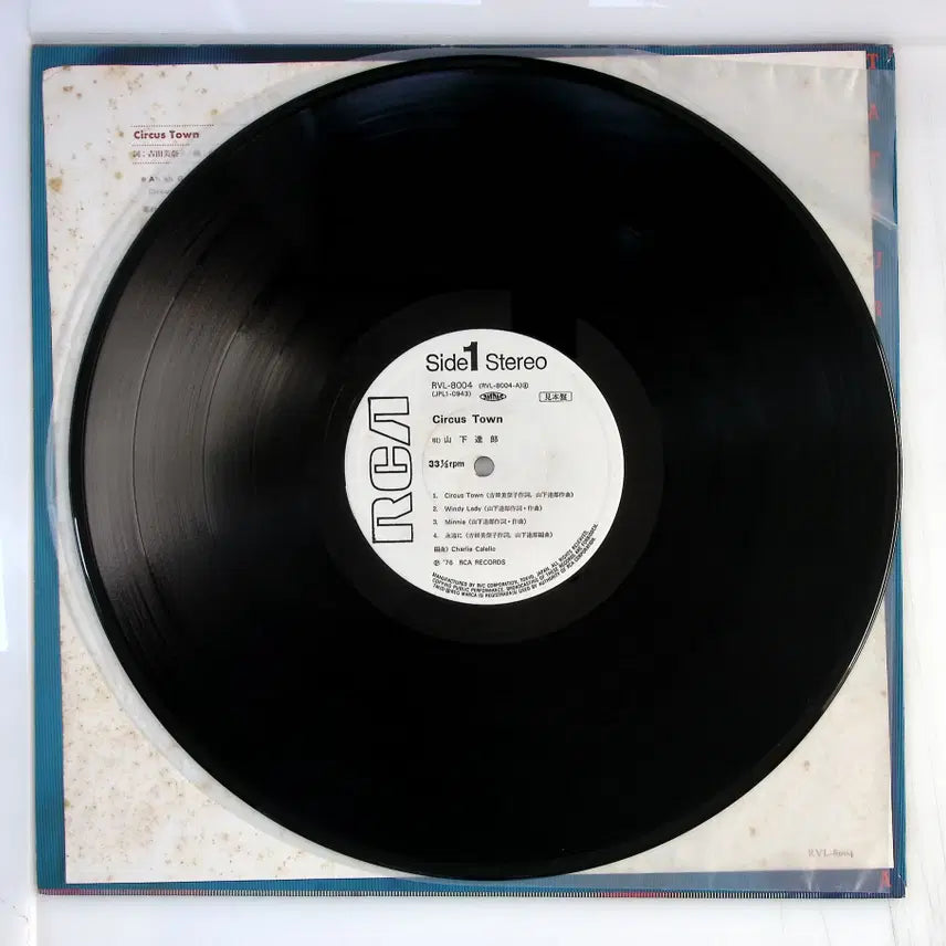 [BUNJANG] Tatsuro Yamashita Circus Town 1976 LP / Tatsuro Yamashita Circus Town 일본 1976 LP