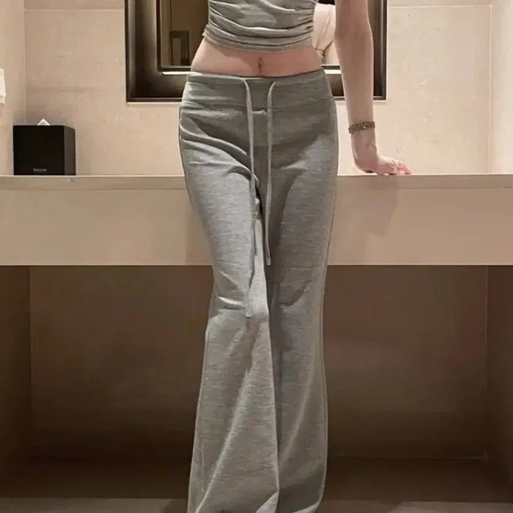 [BUNJANG] Belle Marie Cotton Spandex Training Pants / 벨르마리 면스판 트레이닝 팬츠