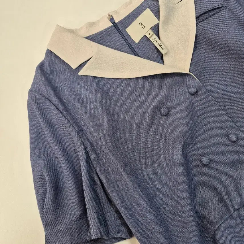 [BUNJANG] Unbranded Double Pleated Long Dress / 카라 더블 플리츠 롱원피스