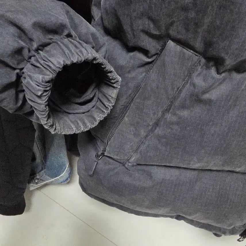 [BUNJANG] Stussy Ripstop Down Puffer Jacket Black L / 스투시 립스탑 다운 푸퍼 자켓 블랙 패딩 L