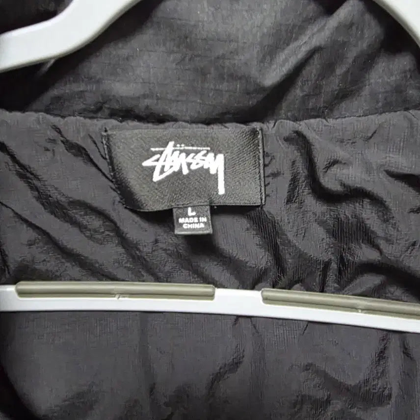 [BUNJANG] Stussy Ripstop Down Puffer Jacket Black L / 스투시 립스탑 다운 푸퍼 자켓 블랙 패딩 L