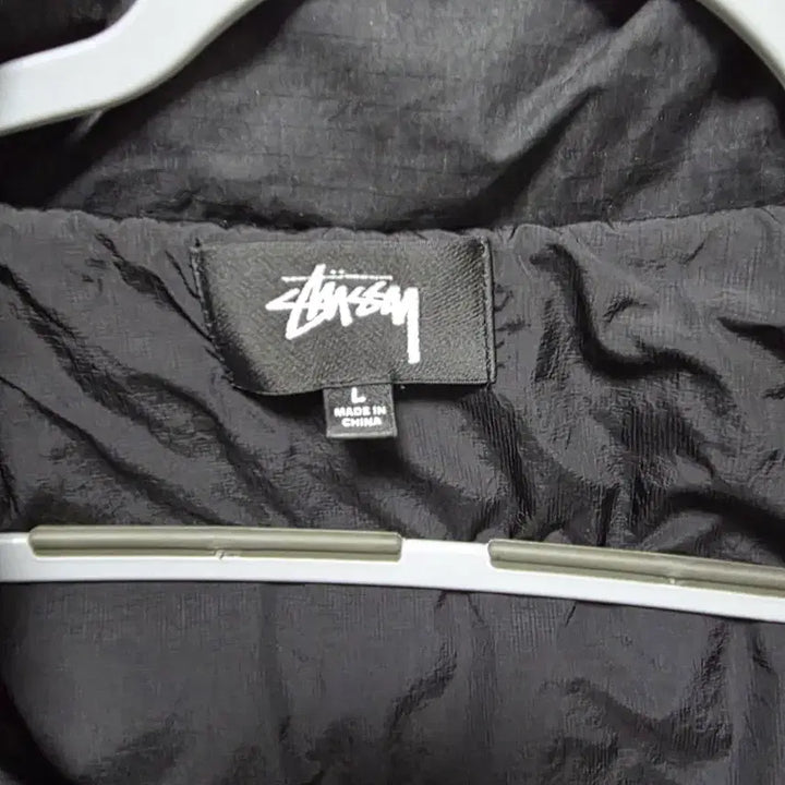 [BUNJANG] Stussy Ripstop Down Puffer Jacket Black L / 스투시 립스탑 다운 푸퍼 자켓 블랙 패딩 L